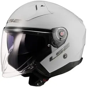 LS2 Otevřená helma OF603 Infinity II Solid bílá - S - 55-56 cm obraz