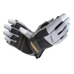 MadMax Fitness rukavice DAMASTEEL MFG871 - S - šedá obraz
