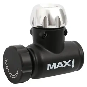 Max1 Air Evo CO2 černo-stříbrná bombičková hustilka obraz