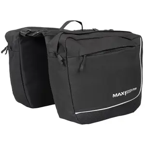 Max1 Courier černá dvoubrašna na nosič obraz