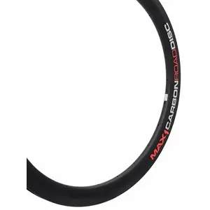 MAX1 Premium Carbon Road Disc černý 50 mm/24 děr clincher 28 mm ráfek obraz