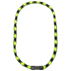 Max1 řetězový zámek Twist kódový 3, 2x1200 mm zeleno/černý obraz