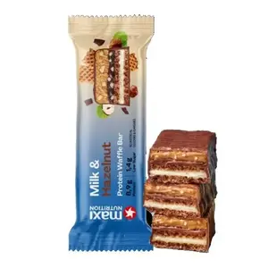 Maxi Nutrition Waffle protein bar 40g - Mléko, Kokos obraz