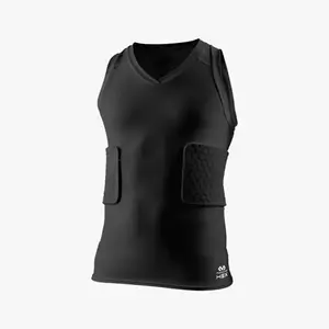McDavid 7963 HEX Tank Shirt/3-Pad triko s chrániči - L - černá obraz