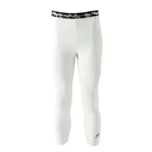 McDavid Compression 3/4 Tight With Dual Layer Knee Support White - L - bílá obraz