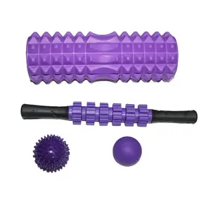 Merc sport Masážní roller set 4v1 – fialový obraz