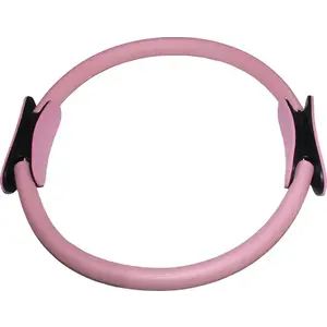 Merc sport Pilates kruh – posilovací pomůcka pro pilates a jógu 38cm růžový obraz