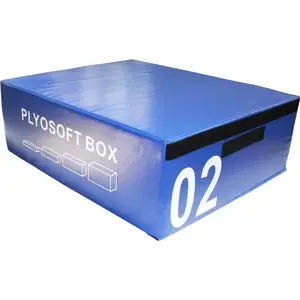 Merc sport Plyometrický box – díl 30 cm modrý obraz
