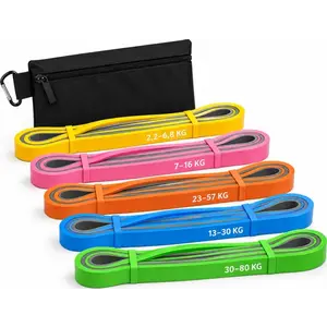 Merc sport Sada posilovacích gum Power Band TPE, 5 ks s pouzdrem obraz