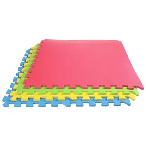 Merco Colored Puzzle fitness podložka mix barev - 4 ks obraz
