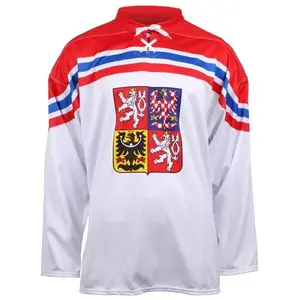 Merco ČR OH Soči 2014 replika hokejový dres - bez potisku POUZE XL - bílá-červená (VÝPRODEJ) obraz