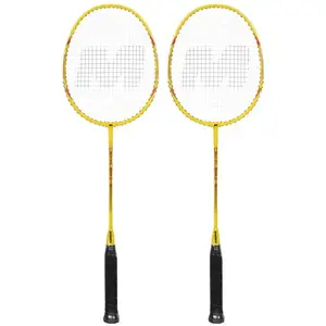 Merco Exel Set badmintonová raketa žlutá obraz