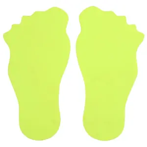 Merco Feet značka na podlahu žlutá - 1 pár obraz
