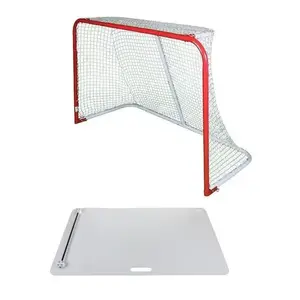Merco Goal hokejová branka + Merco Shooting Pad Rebounder deska s nahrávačem obraz