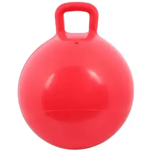 Merco Handle Hom Jump 45 skákací gymnastický míč červená - 1 ks obraz