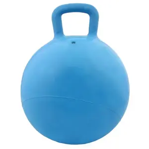 Merco Handle Hom Jump 45 skákací gymnastický míč modrá - 1 ks obraz