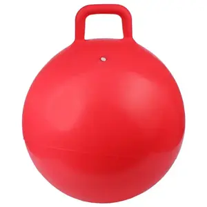 Merco Handle Hom Jump 55 skákací gymnastický míč červená - 1 ks obraz
