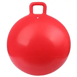 Merco Handle Hom Jump 65 skákací gymnastický míč červená - 1 ks obraz