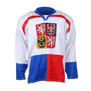 Merco hokejový dres ČR Nagano 1998 replika bílá - bez potisku POUZE XXL (VÝPRODEJ) obraz