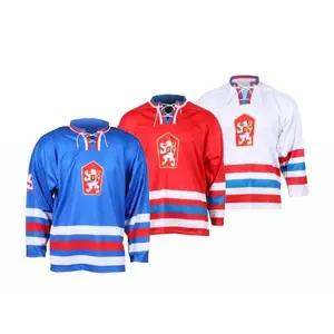 Merco hokejový dres ČSSR 1976 replika - vlastní potisk - XS - modrá obraz