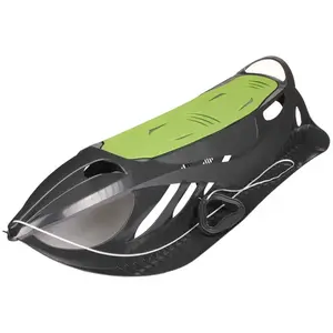 Merco Neon Grip černo-limetkové plastové sáňky obraz