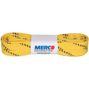 Merco PHW-12 tkaničky do bruslí voskované žlutá - 240 cm obraz