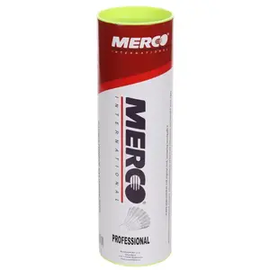 Merco Professional badmintonové míčky černá - tuba 6 ks obraz