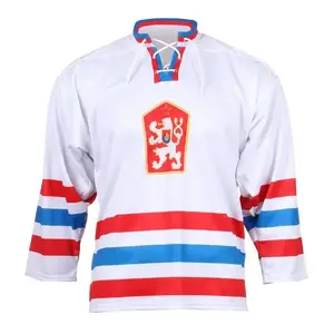 Merco hokejový dres ČSSR 1976 replika bílá - bez potisku - M obraz