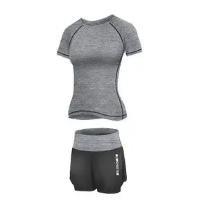 Merco Runner Short 2W fitness set šedá - S obraz