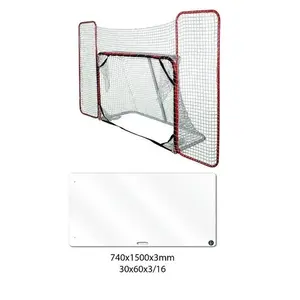 Merco Target branka, s postranní sítí + Hockey Revolution My Shoot Pad 150x75x3 cm obraz