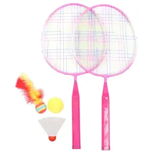 Merco Training Set JR badmintonová sada růžová obraz