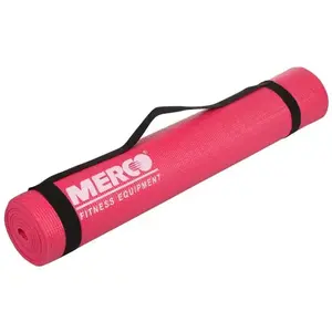 Merco Yoga PVC 4 Mat podložka na cvičení růžová obraz