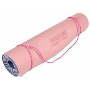 Merco Yoga TPE 6 Double Mat podložka na cvičení růžová-modrá obraz