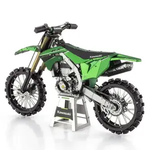 Metal Earth Luxusní ocelová stavebnice Kawasaki KX450 obraz