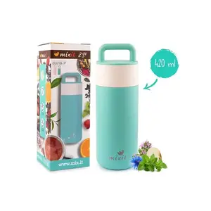 Mixit 2go Termoska s čajovým sítkem 420 ml mintová obraz