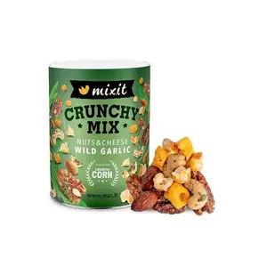 Mixit Crunchy mix Sýr, crunchy corn a oříšky s medvědím česnekem 300 g obraz