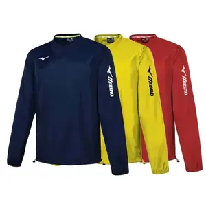 Mizuno Trad Rain Jacket tmavě modrá/žlutá pláštěnka obraz