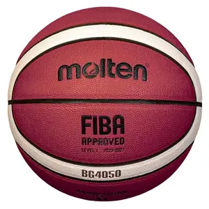 Molten B5G4050 vínovo-bílý basketbalový míč - č. 5 obraz