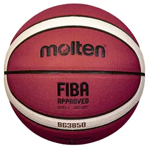 Molten B7G3850 vínovo-bílý basketbalový míč - č. 7 obraz