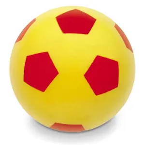 Mondo Míč kopaná Soft small ball 120 mm - žlutá obraz