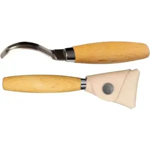 Morakniv Hook Knife 163 S Double Edge + Leather Sheath řezbářský nůž obraz