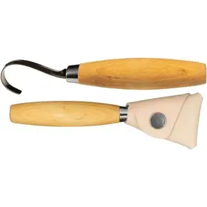 Morakniv Hook Knife 164 S Left řezbářský nůž s koženým pouzdrem obraz