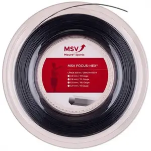 MSV Focus HEX tenisový výplet 200 m černá - 1, 10 obraz