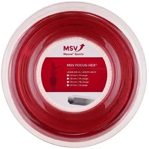MSV Focus HEX tenisový výplet 200 m červená - 1, 18 obraz