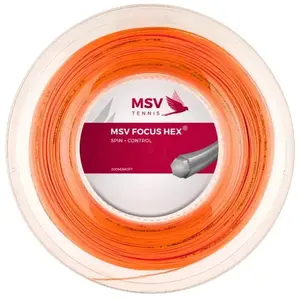 MSV Focus HEX tenisový výplet 200 m oranžová - 1, 23 obraz