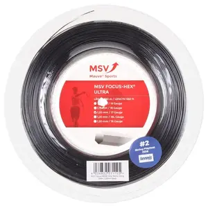 MSV Focus HEX Ultra tenisový výplet 200 m černá - 1, 15 obraz
