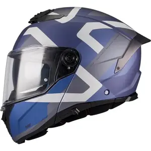 MT Helmets Atom 2 SV Dexter C2 matná modro-šedá - S - 55-56 cm obraz