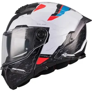 MT Helmets Atom 2 SV Highlands A7 černo-bílo-modro-červená - XL - 61-62 cm obraz
