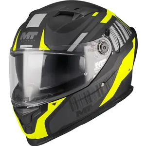 MT Helmets Braker SV Cockpit B13 matná černo-šedo-fluo žlutá - S - 55-56 cm obraz