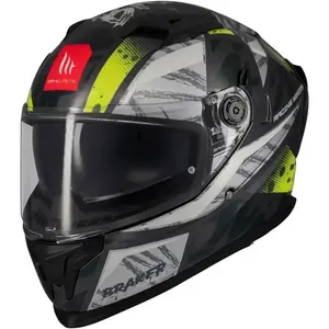 MT Helmets Braker SV Fury šedo-fluo žlutá - M - 57-58 cm obraz